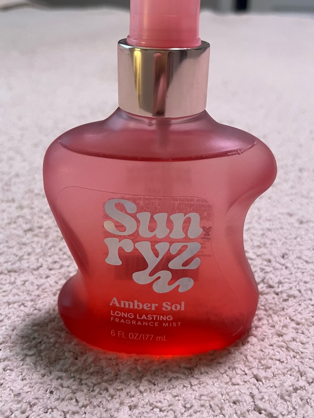 Amber Sol Long-Lasting Fragrance Mist — Pink/Red